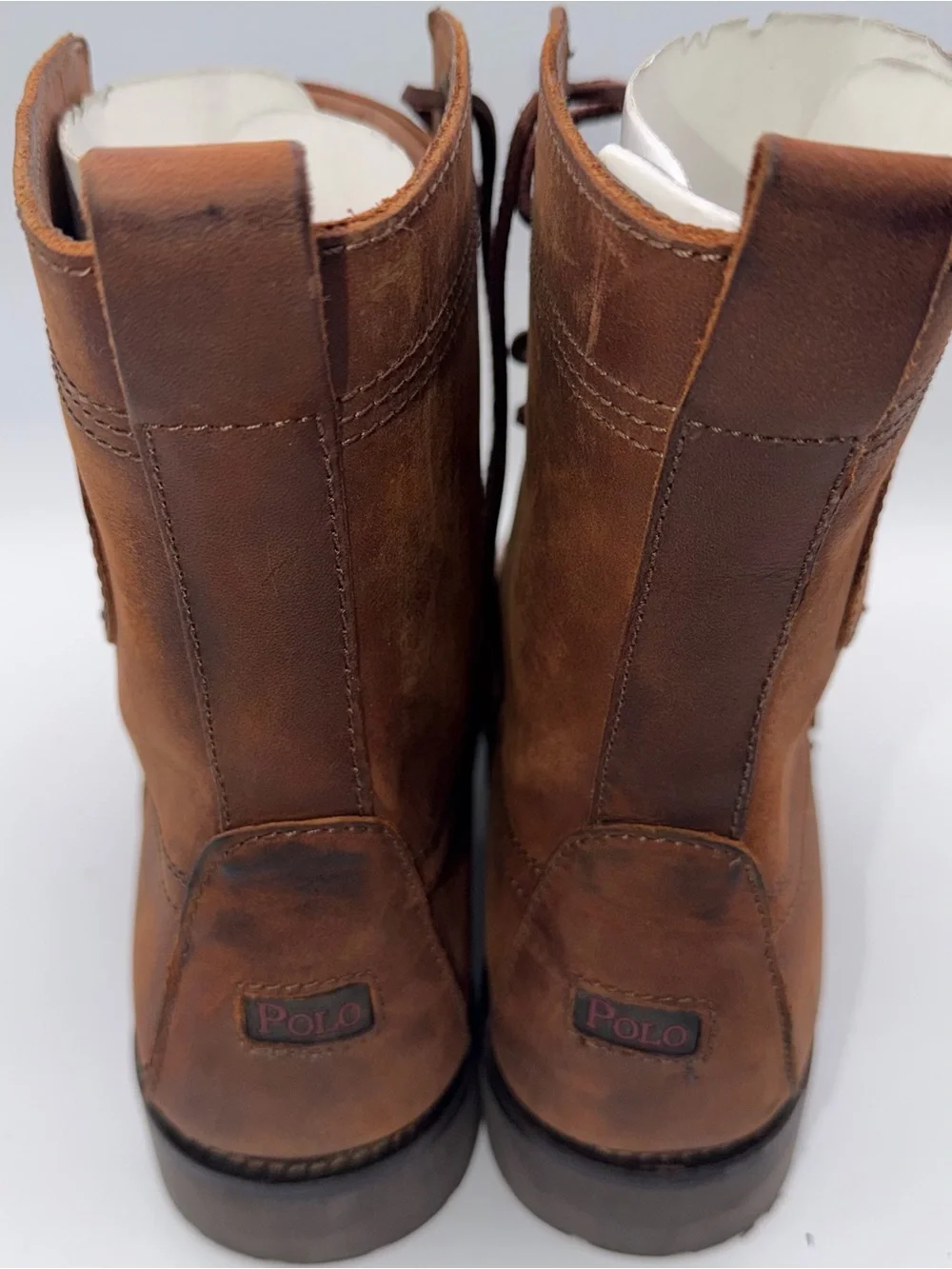 Polo Ralph Lauren Ranger Boots Tan Men’s Size 12D 00001934